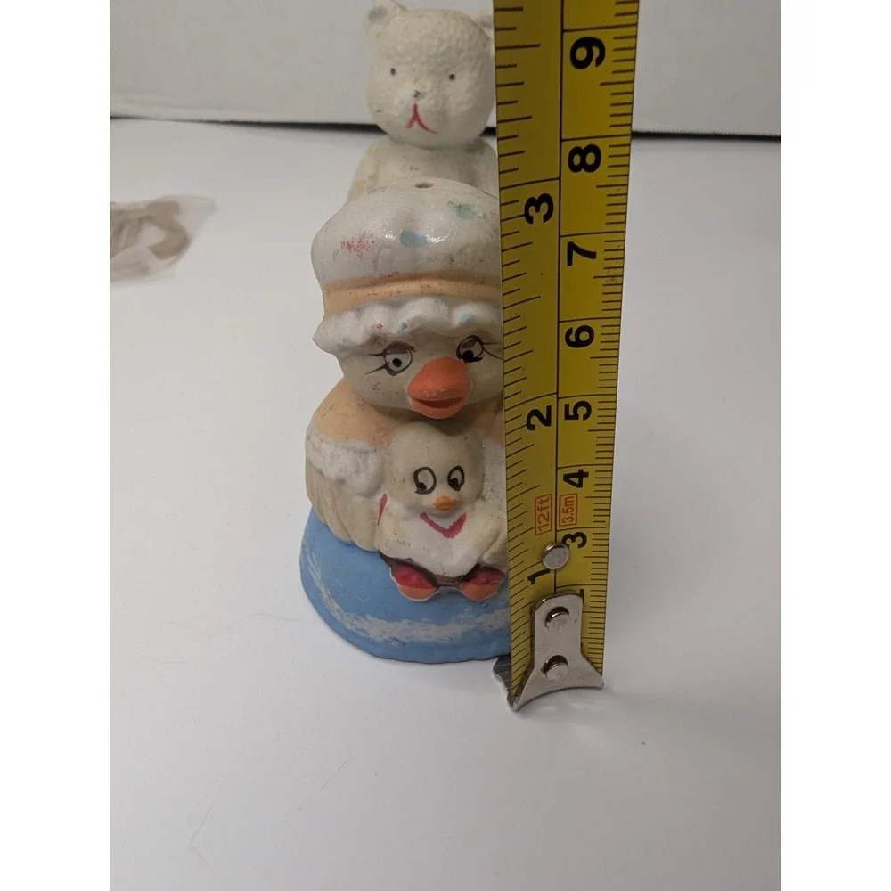 Vintage Christmas Decor Lot Santa Ornament‎ Caring Critter Chimer Bear Rainbow